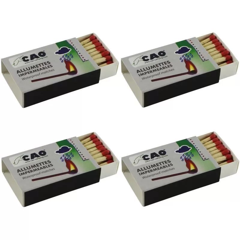 Allumettes Imperméables CAO (lot De 4 Boites) 4 Allumettes Imperméables CAO (lot De 4 Boites) – Image 2