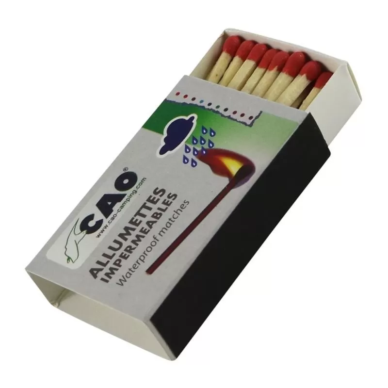 Allumettes Imperméables CAO (lot De 4 Boites) 3 Allumettes Imperméables CAO (lot De 4 Boites)