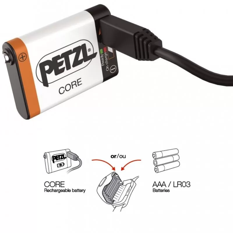 Lampe Frontale Batterie Rechargeable Petzl Core Hybrid 4 Lampe Frontale Batterie Rechargeable Petzl Core Hybrid – Image 2