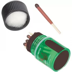 BCB Bushcraft Boîte étanche + Allumettes étanches BCB Wind Waterproof Matches