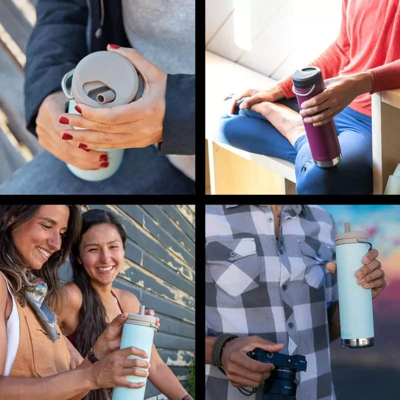 Gourde Bouteille Isotherme Klean Kanteen TKWide Insulated Twist 0,6L Noire 5 Gourde Bouteille Isotherme Klean Kanteen TKWide Insulated Twist 0,6L Noire – Image 3