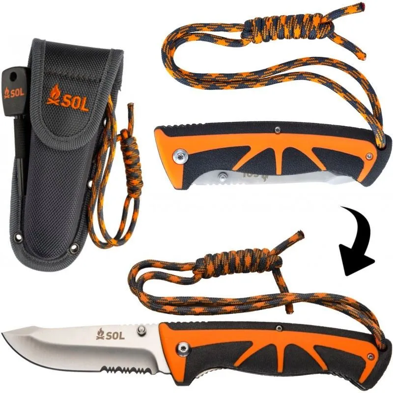 Pierre à Feu Couteau De Survie SOL Stoke Folding Knife 4 Pierre à Feu Couteau De Survie SOL Stoke Folding Knife – Image 2