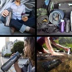 Traitement De L'eau Gourde Filtre à Eau Lifestraw Go 650 Ml Bleue -S'HYDRATER Soldes Magasin gourde filtre a eau lifestraw go 2 stages 2