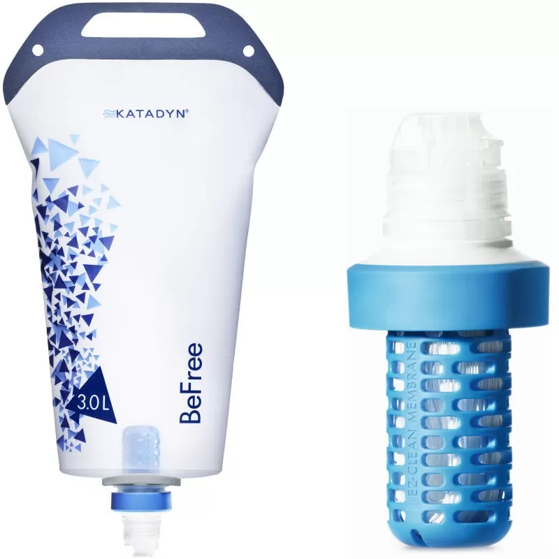 Traitement De L'eau Gourde Souple Filtre à Eau Katadyn BeFree 3L 3 Traitement De L'eau Gourde Souple Filtre à Eau Katadyn BeFree 3L