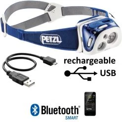 Lampe Frontale Petzl Reactik Bleue
