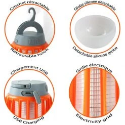 Lampe Lanterne Anti-insectes Rechargeable USB CAO LED 9 Lampe Lanterne Anti-insectes Rechargeable USB CAO LED -S'HYDRATER Soldes Magasin lampe lanterne anti insectes rechargeable usb cao led 2