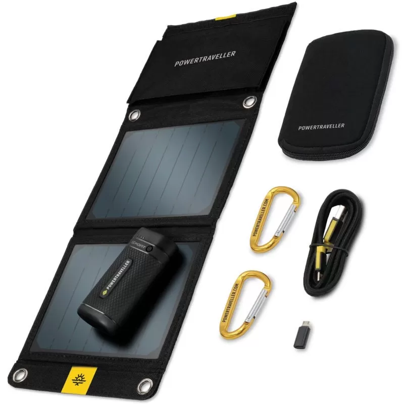 Chargeur Solaire Et Batterie Panneau Solaire + Batterie Powertraveller Falcon 7 Kit Sport 4 Chargeur Solaire Et Batterie Panneau Solaire + Batterie Powertraveller Falcon 7 Kit Sport – Image 2