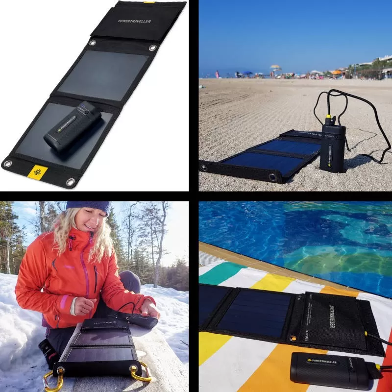 Chargeur Solaire Et Batterie Panneau Solaire + Batterie Powertraveller Falcon 7 Kit Sport 5 Chargeur Solaire Et Batterie Panneau Solaire + Batterie Powertraveller Falcon 7 Kit Sport – Image 3