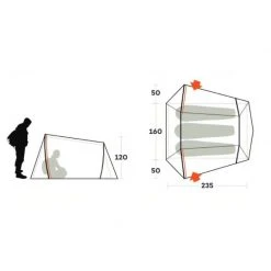 Accueil Tente Ferrino Lightent 3 PRO Grise -S'HYDRATER Soldes Magasin tente ferrino lightent 3 pro grise 2