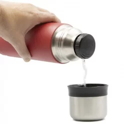 Gourde Thermo Laken 0,75L Inox Bleu -S'HYDRATER Soldes Magasin thermo inox laken 075l bleu 2