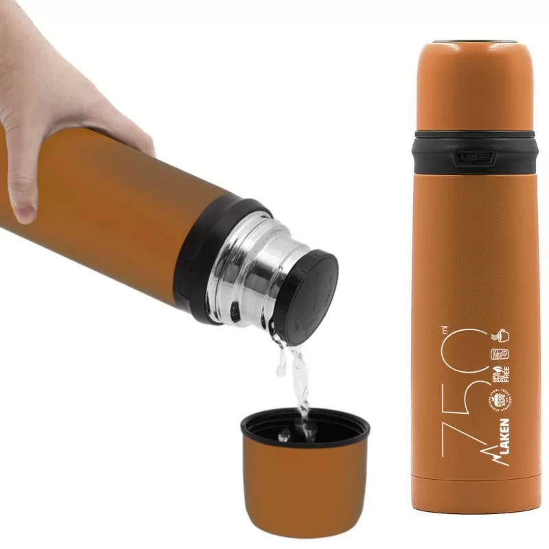 Gourde Thermo Laken 0,75L Inox Orange 3 Gourde Thermo Laken 0,75L Inox Orange