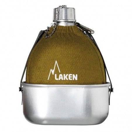 S'HYDRATER Soldes Magasin -S'HYDRATER Soldes Magasin gourde avec quart laken cantimplora alu et tissu kaki 1l